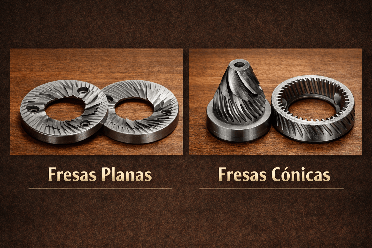 Tipos de fresas en molinos de café: diferencias, materiales y cuál elegir para espresso