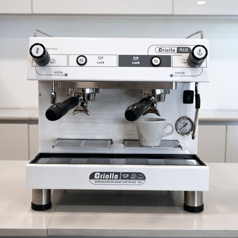 Cafetera profesional Lainex Plus Alta de 2 grupos para vasos altos
