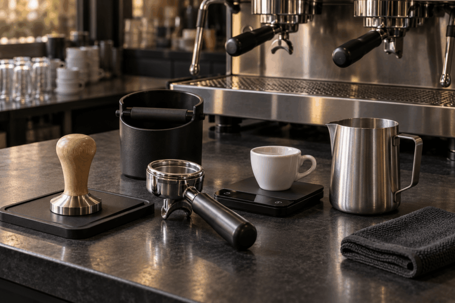 Cuáles son los accesorios de barista y para qué sirven